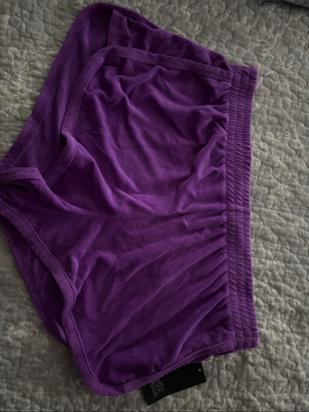 Target Purple Terry Cloth Lounge Shorts